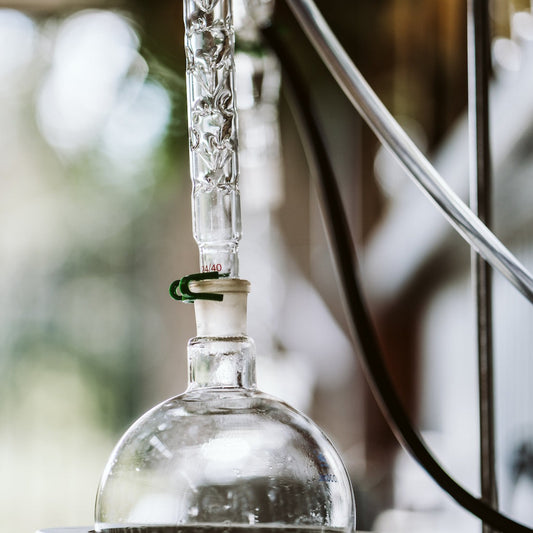A closeup of a small column still, as used within the venue's Gin Making Workshops